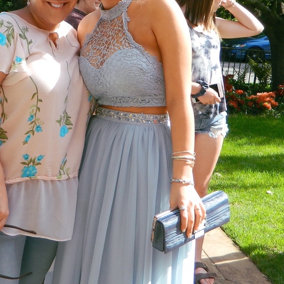 2 Piece Prom Dress - Picture 1 of 2
